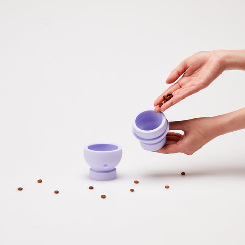 Lilac Dot Coconi Nosework Toy