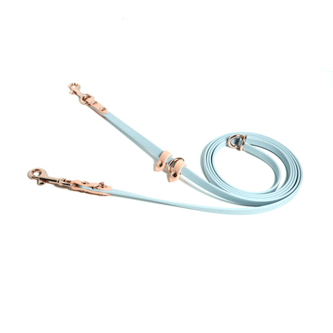 Skinny Cruiser Multi-way Leash in Bubbles and Peaches Accent / Rose Gold Trigger Hardware