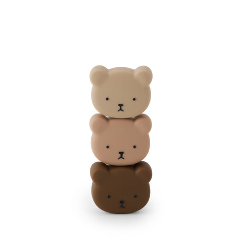 Coconi Bear 3pc Set Nosework Toy Silicone