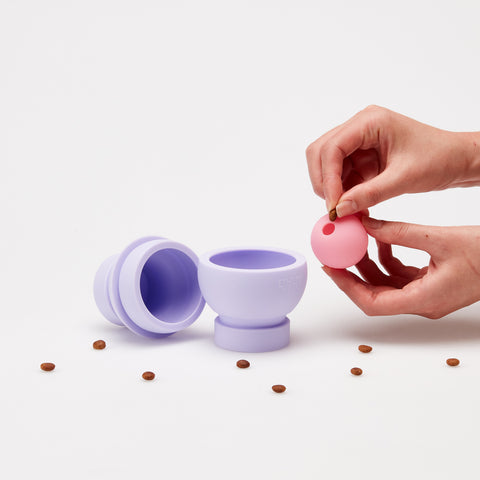 Lilac Dot Coconi Nosework Toy