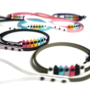 Rainbow Skinny Classic Leash